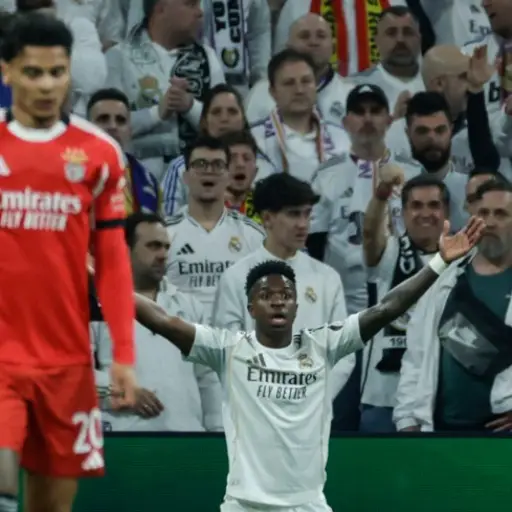 Vinícius marcó el gol del triunfo de este miércoles ante Benfica