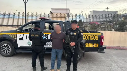 El extraditable fue sorprendido en el departamento de Quetzaltenango. ,PNC de Guatemala.