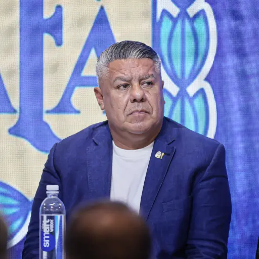 Claudio Tapia, presidente de la AFA