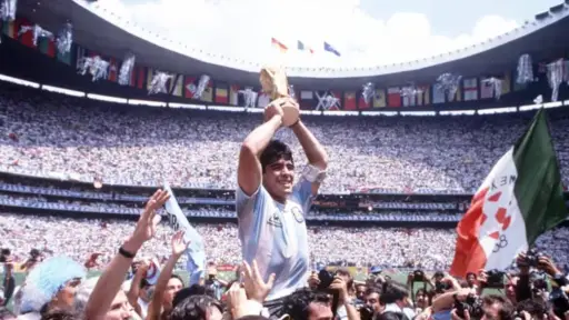 Diego Maradona se consagró campeón del Mundial México 1986 