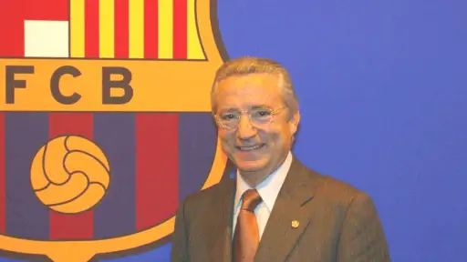 Fallece Enric Reyna, presidente del F. C. Barcelona en 2003