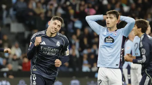 Fede Valverde da triunfo al Real Madrid en su 124 aniversario 