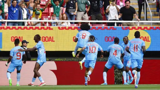 Celebración de la República Democrática del Congo ante Jamaica - EFE