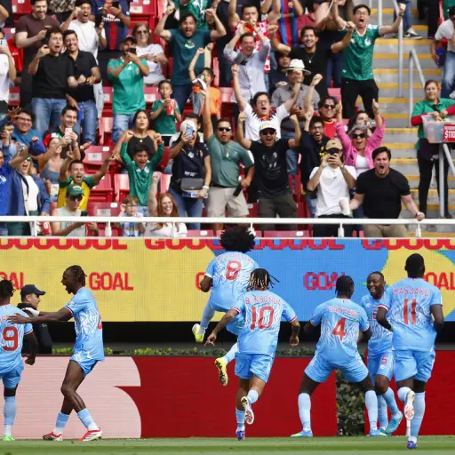 Celebración de la República Democrática del Congo ante Jamaica - EFE