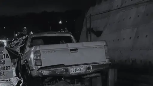 Accidente en ruta Interamericana. ,Bomberos Municipales Departamentales.