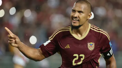 Salomón Rondón, delantero de Venezuela 