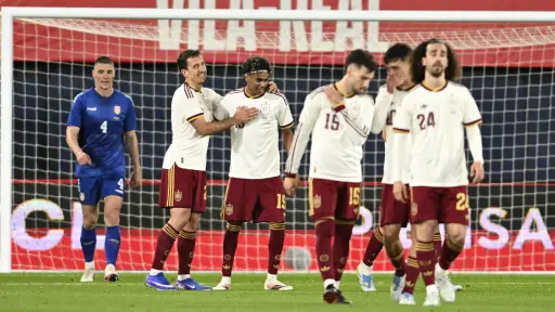 España derrotó a Serbia en partido amistoso de la fecha FIFA 