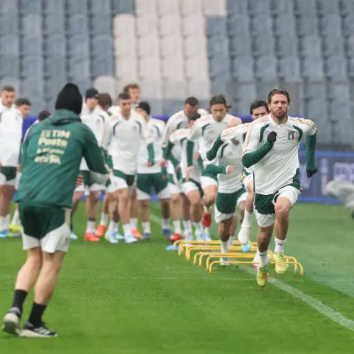 Selección de Italia enfrentará este jueves a Irlanda del Norte 