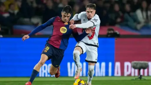 Barcelona vs. Rayo Vallecano por la liga española 