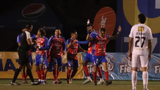 Jorge Aparicio no celebró su gol ante Comunicaciones - Alex Meoño