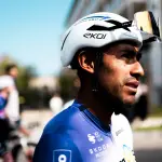 El ciclista guatemalteco Sergio Chumil en su segunda experiencia en la Vuelta a Cataluña - Burgos BH