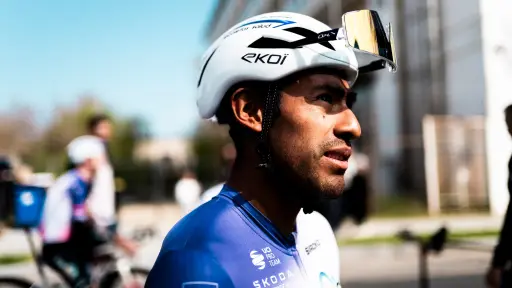 El ciclista guatemalteco Sergio Chumil en su segunda experiencia en la Vuelta a Cataluña - Burgos BH