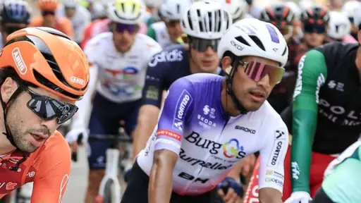 Sergio Chumil durante la Clàssica Terres de lEbre 2026 - Burgos BH