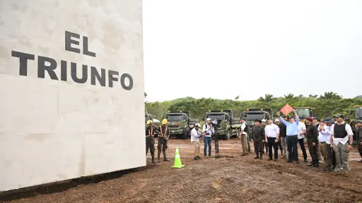 Las labores de construcción de una cárcel de máxima seguridad fueron inauguradas el pasado viernes. ,Gobierno de Guatemala