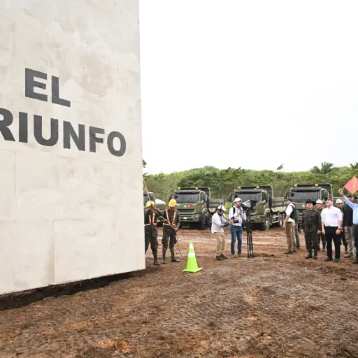 Las labores de construcción de una cárcel de máxima seguridad fueron inauguradas el pasado viernes. ,Gobierno de Guatemala