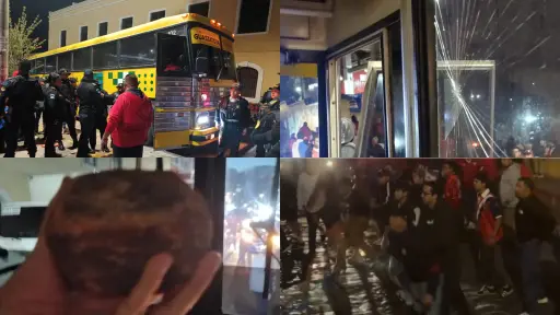 Afición de Xelajú agrede a Guastatoya en Quetzaltenango 