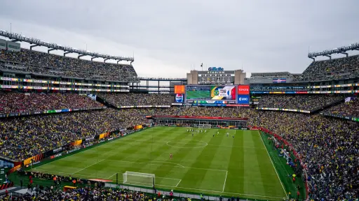 Gillette Stadium durante un partido amistoso entre Brasil y Francia - Gillette Stadium