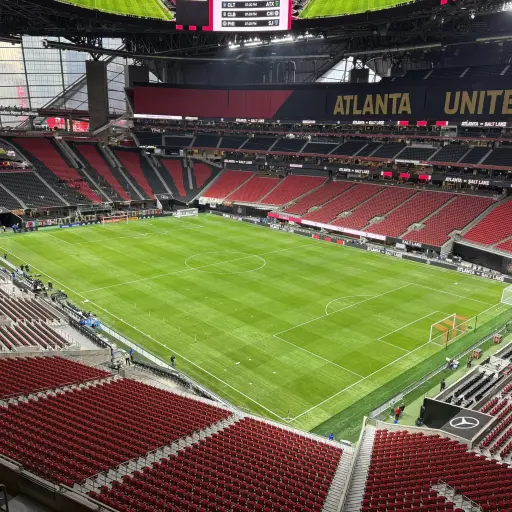 Mercedes-Benz Stadium, casa del Atlanta United de la MLS y Atlanta Falcons de la NFL - Mercedes-Benz Stadium