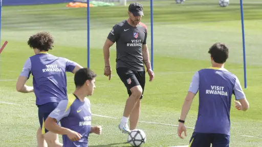 Diego Simeone, técnico del Atlético Madrid 