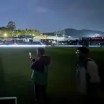 Panorámica del estadio Pensativo de la Antigua Guatemala 