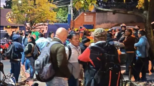 Cierre en la Usac este lunes, 6 de abril de 2026. ,PMT capitalina/Montejo