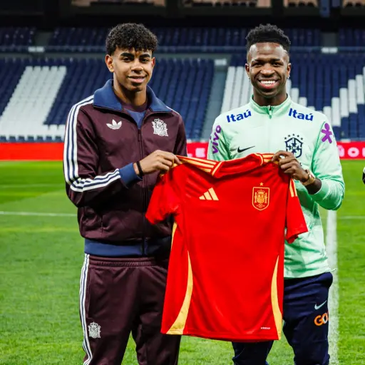 Previa de un partido entre España y Brasil en el Estadio Santiago Bernabéu - RFEF