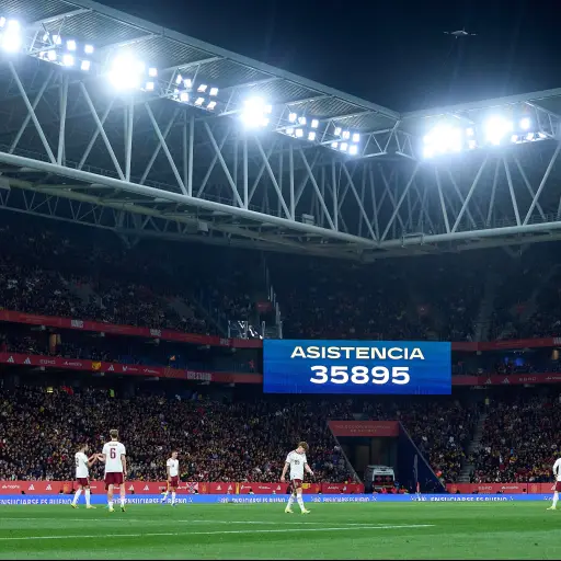 RCDE Stadium, en Cornellá, España - Selección Española de Fútbol