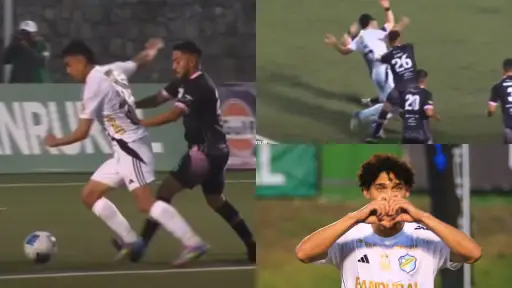 Jugada polémica en el Comunicaciones vs. Mixco 