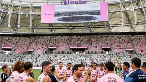 Lionel Messi ya entrenó en el Nu Stadium, la nueva casa del Inter Miami 