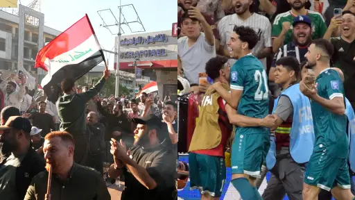 Irak celebra la clasificación de su Selección al Mundial 2026 