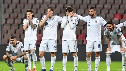 Selección de Italia quedó fiera del Mundial 2026 