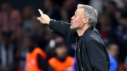 Luis Enrique, técnico del PSG 