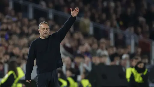 Hansi Flick, entrenador del Barcelona 