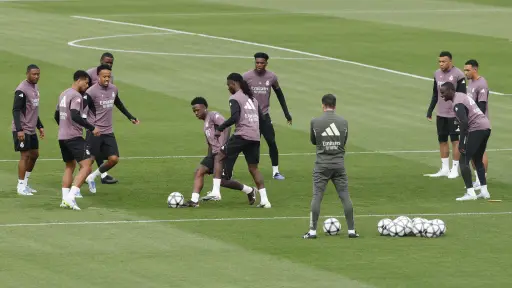 Entreno del Real Madrid en su preparación para recibir a Girona 