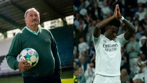 Antonin Panenka se refirió a Vinícius, el actual jugador del Real Madrid 