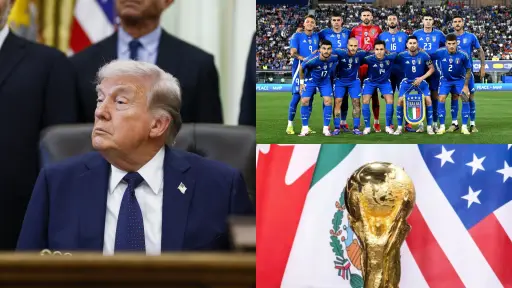 Donald Trump se refiere al tema de que Italia sustituya a Irán 