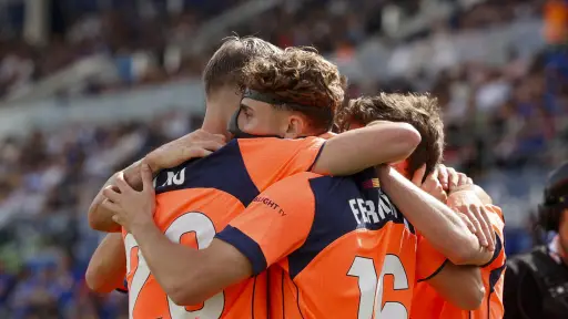 Celebración del Barcelona ante el Getafe - EFE