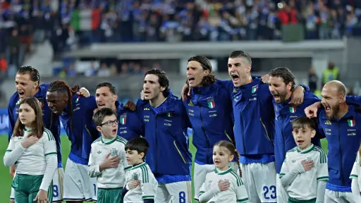 Selección de Italia en repesca mundialista, donde no logró el boleto mundialista 