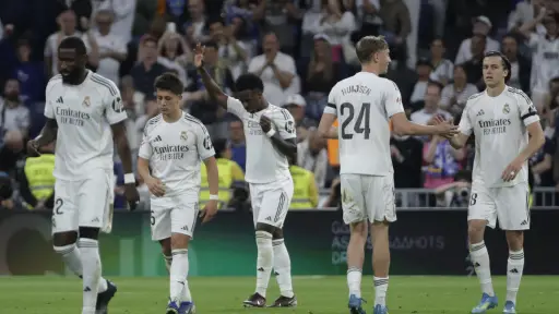 Celebración del Real Madrid ante el Alavés - EFE