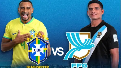 Brasil y Guatemala en futbol playa sostendrán dos partidos amistosos 
