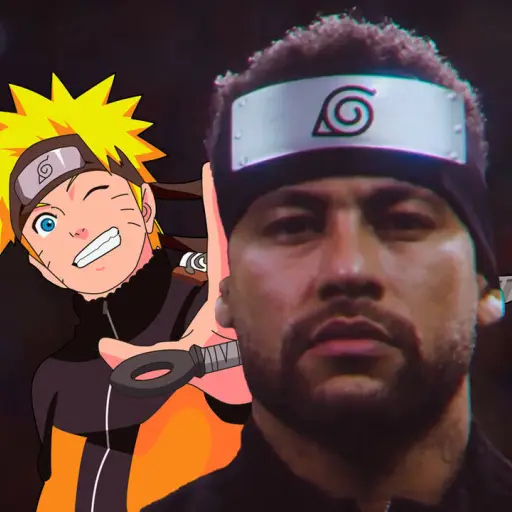 Naruto y Neymar ,Redes sociales
