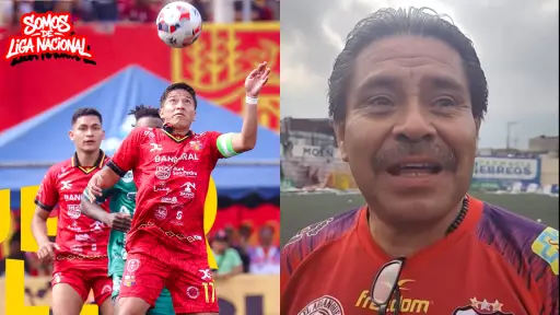 Fredy López celebró el ascenso de su San Pedro F. C. 