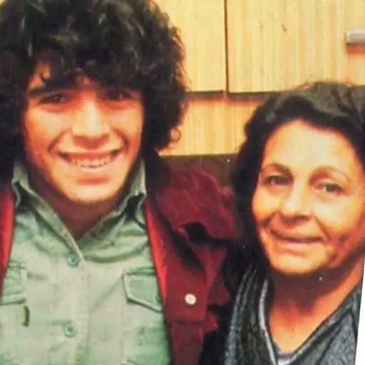 Diego Maradona y doña 