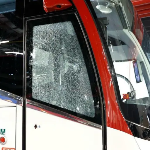 Apedrean el bus del Real Madrid en su arribo al Camp Nou - Abraham Romero / El Mundo