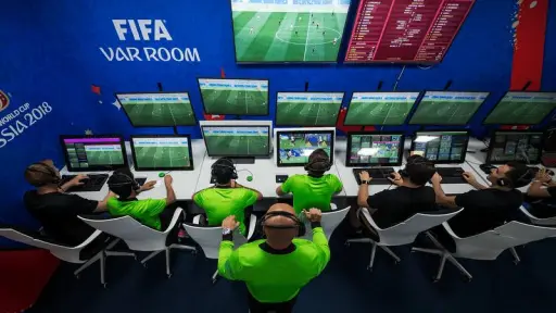 En el Mundial de 2018 se implementó el VAR. ,FIFA