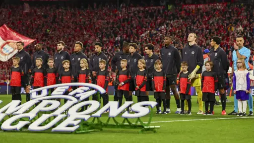 Once titular del Paris Saint-Germain ante el Bayern Múnich - EFE