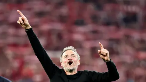 Luis Enrique, técnico del PSG 