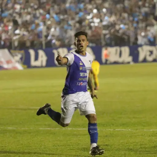 Andrés Lezcano celebra su gol ante Chichicasteco - CSD Suchitepéquez