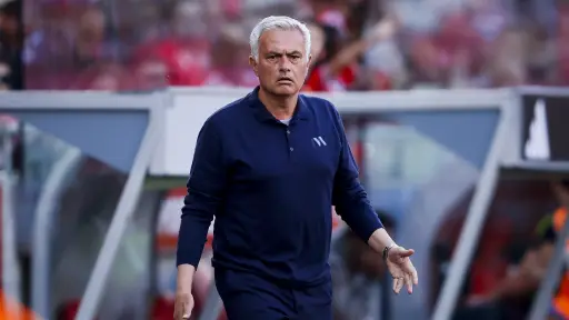 José Mourinho, técnico portugués del Benfica 