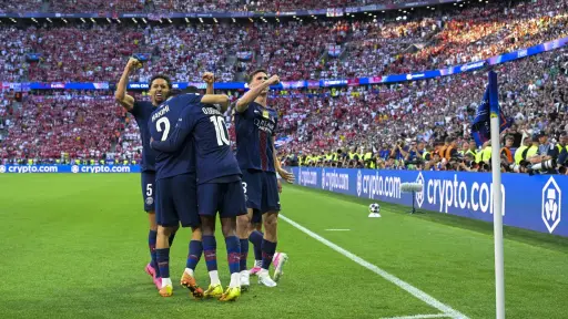 Celebración del PSG en la final de la UEFA Champions League - EFE
